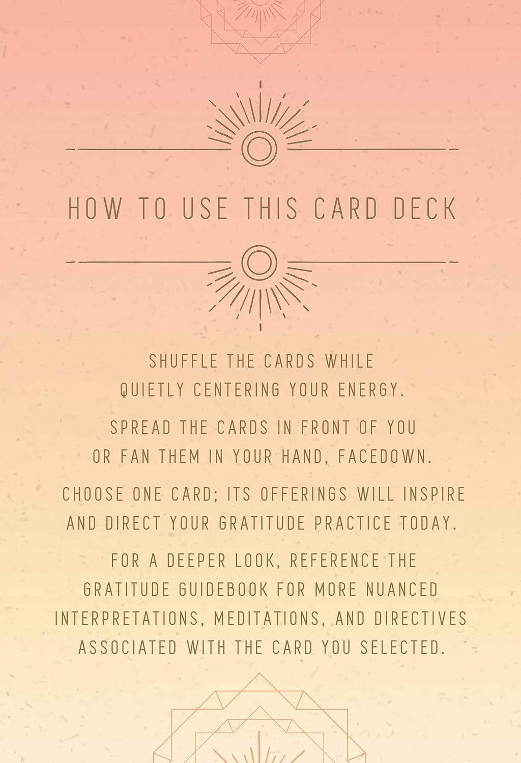 Gratitude: Inspirational Card Deck and Guidebook (Inner World)