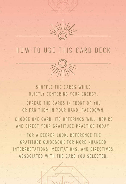 Gratitude: Inspirational Card Deck and Guidebook (Inner World)