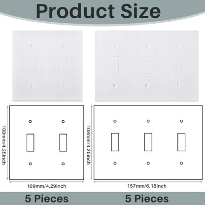 30 Pieces Wall Plate Insulation Gasket Wall Gasket Replacement Outlet Insulation Pads White Weatherproof Insulating Foam Switch Sealer for Outlets One Double Triple Gang Switches