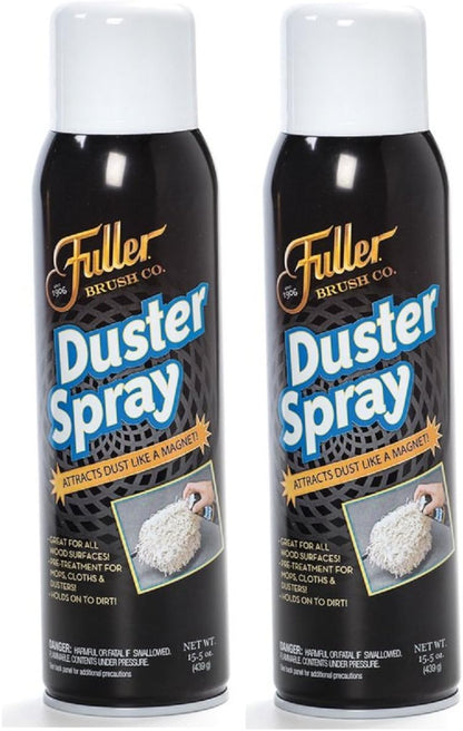 Fuller Brush Duster Spray – 15.5 oz Multi Surface Dust Removing Sprayer - Safe Household Cleaning for Floors, Furniture, Blinds & Car Interiors (Pack of 1)