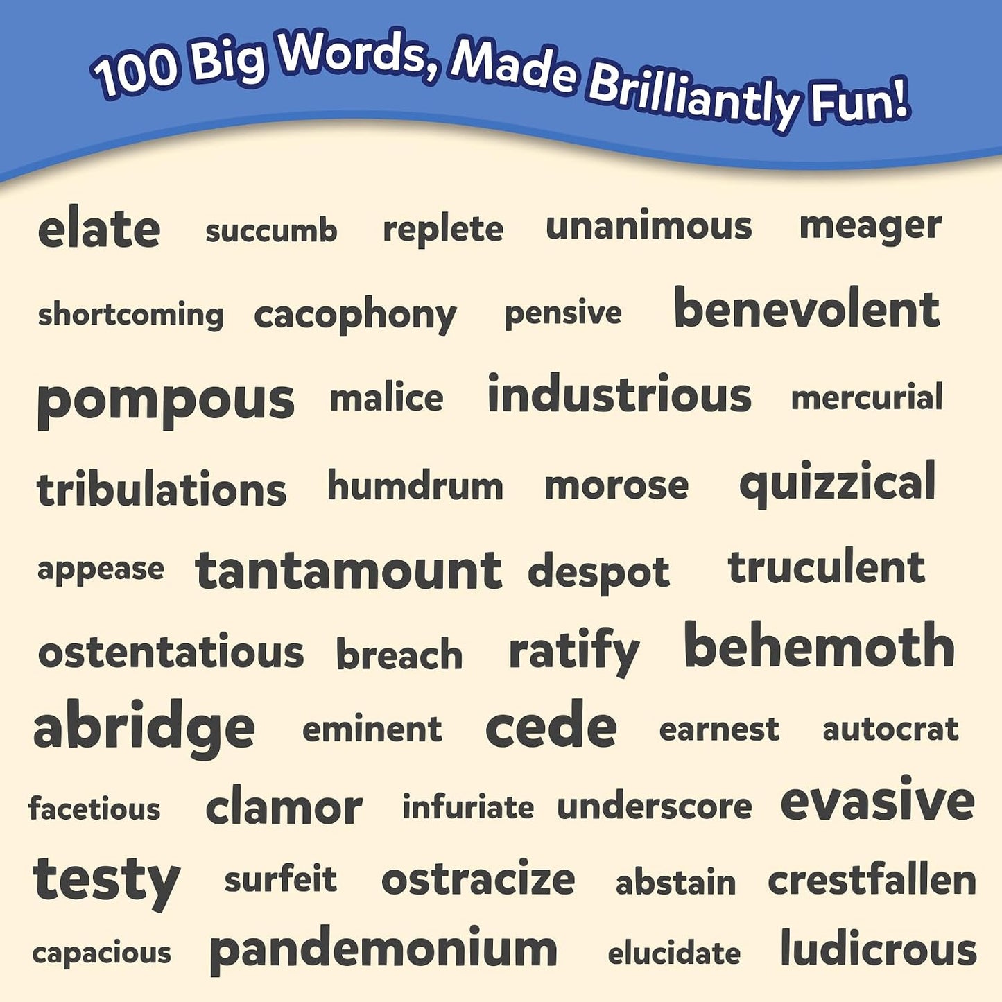 Skillmatics Vocabulary Flash Cards, SAT Prep – Wordables Level 3 | Screen-Free, Spelling Game, Learn 100 words with Wordplay, Visuals, & Soundplay, Learning Gift for Ages 8, 9, 10 & Up