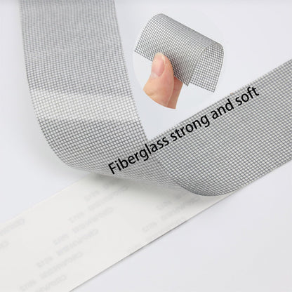 2026 New Strong Adhesive Screen Repair Tape, Screen Repair Kit Window Screen Repair Tape, Fiberglass Screen Tape Mesh Repair Suitable (5cm x 200cm) for mesh Doors and Windows Gray