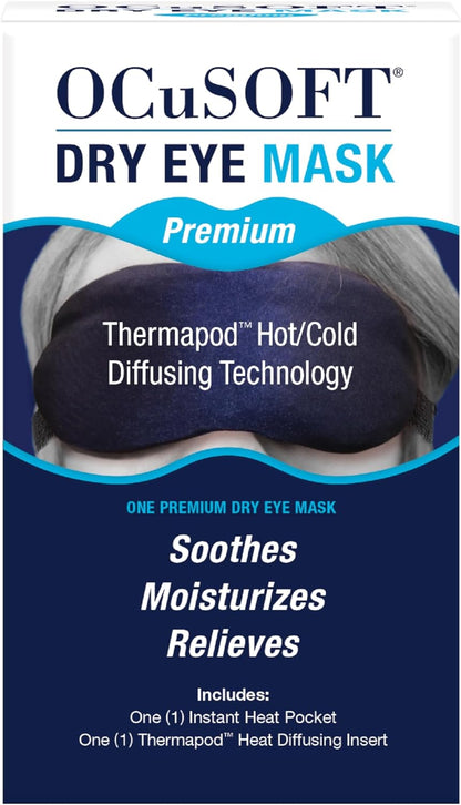 OCuSOFT Dry Eye Mask Premium for Tired Eyes – 1 Instant Heat Diffusing Mask