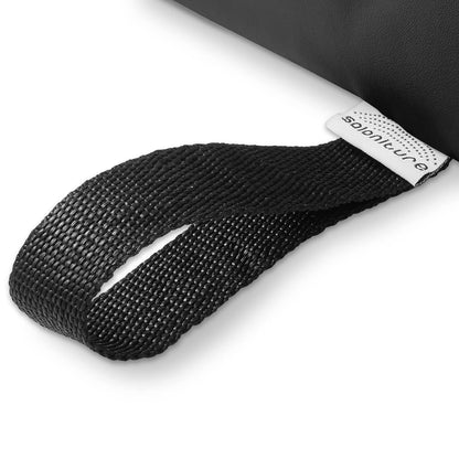Saloniture Half Round Massage Table Bolster Pillow Pad - 26 x 6 x 3 Inch - Gray Velour