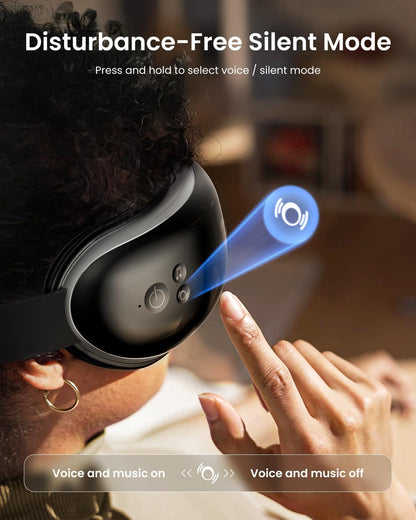 RENPHO Eyeris 1 Eye Massager with Heat, Heated Massage Eye Mask