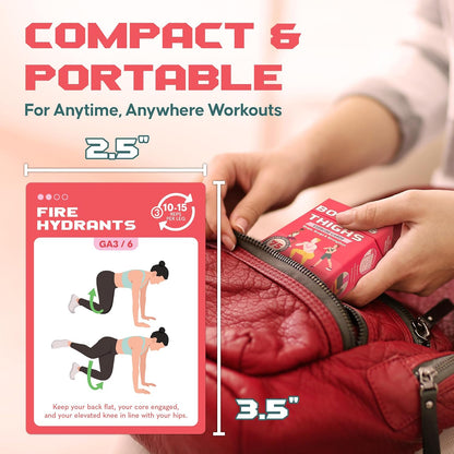 Abs and Core Exercise Cards – 75+ Workout Cards to Help Build Core Strength, Stability, Outdoor, Work from Home Fitness Workout