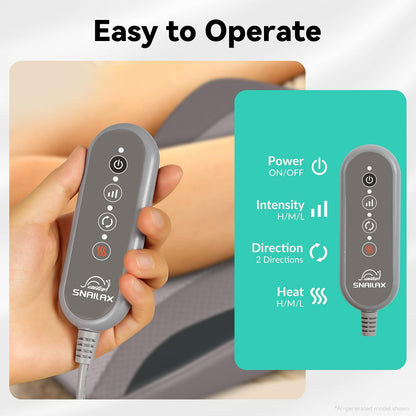 Snailax Back Massager with Heat,Shiatsu Massage Seat Cushion,8 Flexible Nodes Massage for Full Back Massage Chair Pad,Chair Massager for Office,Home Use