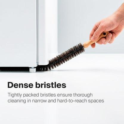 KONEX 44" Dryer Vent Cleaner Brush Flexible Lint Trap Cleaning Tool with Horsehair Bristles