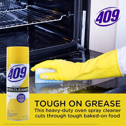 Formula 409 Heavy Duty Oven and Grill Cleaner Spray, Lemon Scent, 14.5 Oz