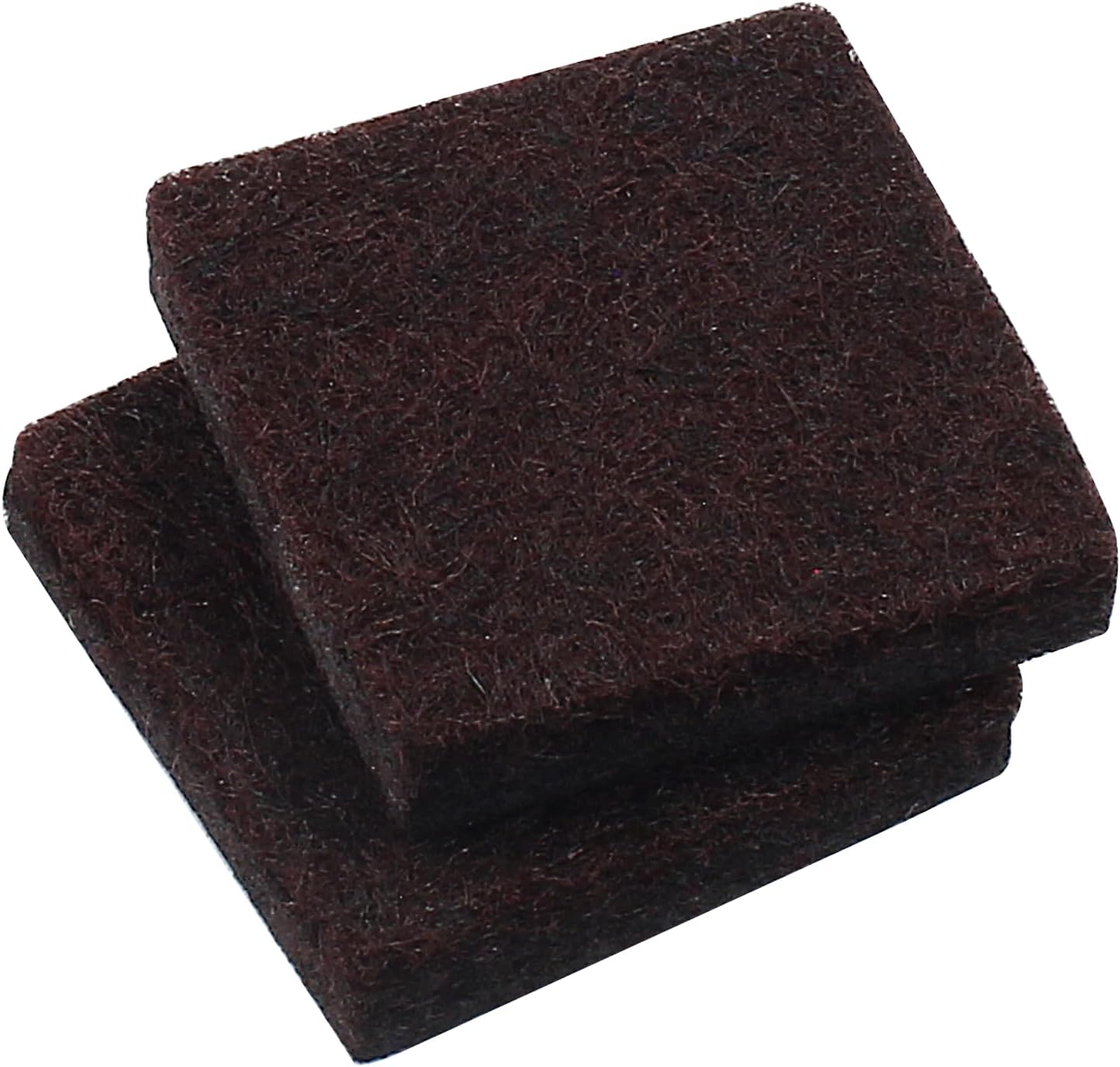 48 Pcs 1"/25mm Square Felt Furniture Pads, 5mm Thick, Brown | Self Adhesive, Anti Scratch Floor Protectors, For Furniture Feet Chair Legs