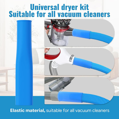 Dryer Lint Vacuum Attachment Compatible with Dyson V15 V12 V11 V10 V8 V7 Gen5 Cordless Vacuum Cleaner, Flexible Dryer Vent Cleaner Kit Lint, The switch lock, so you don't need press the switch tightly