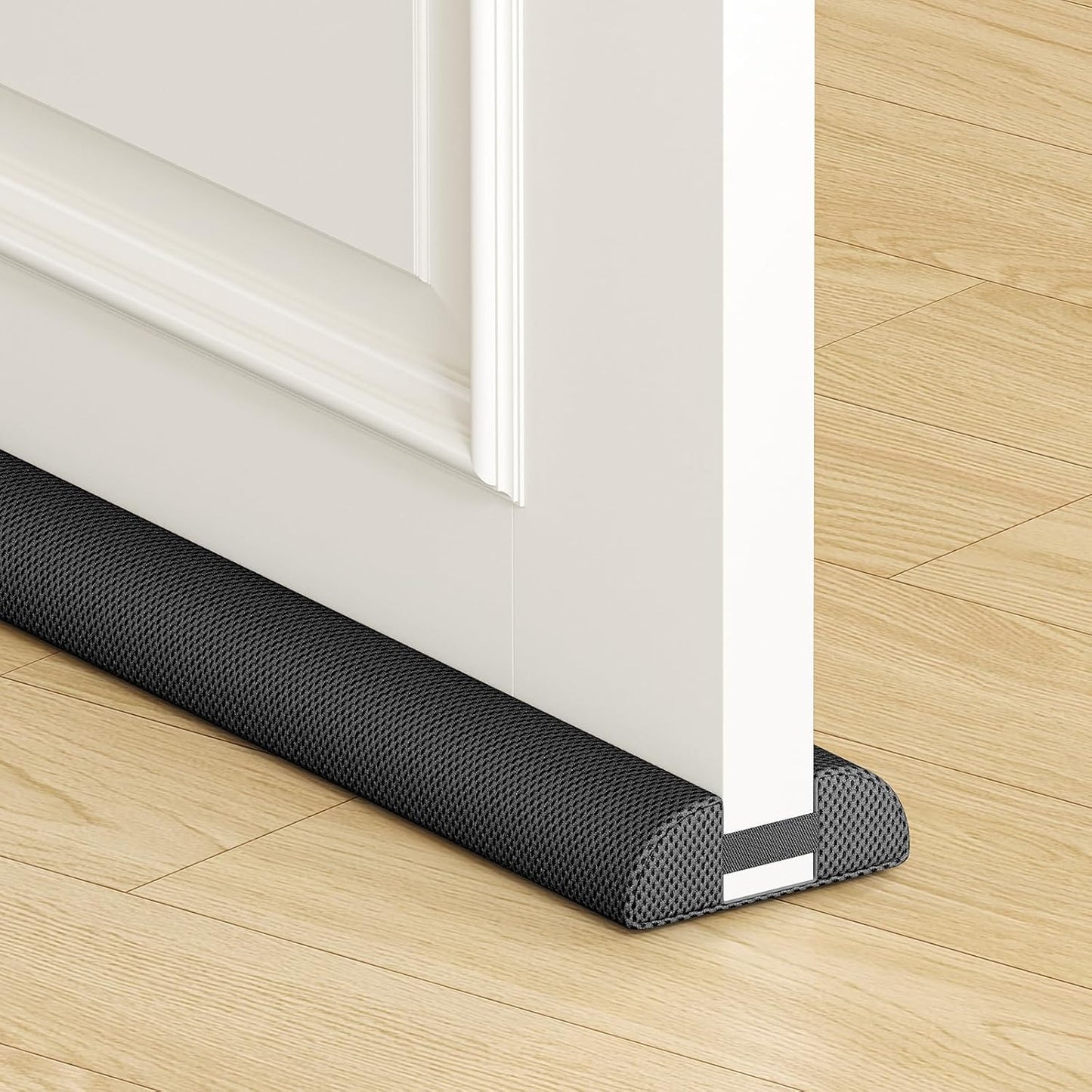 fowong Door Draft Stopper, 36" Adjustable Under Door Noise Stopper, Grey | Durable Door Draft Blocker Helps to Seal Door Gaps, Reduce Drafts, Noise, Dust & Light, Fit Doors 30"–36", Easy to Install