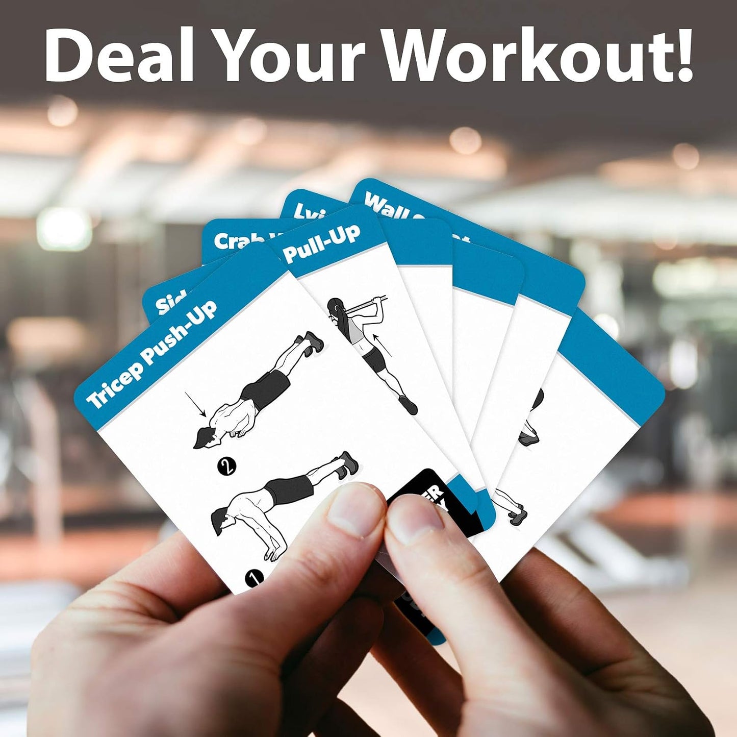 Palace Learning 4 Pack - Exercise Cards - Dumbbell, Bodyweight & Yoga Poses Volume 1 & 2 - Fitness Workout Playing Cards