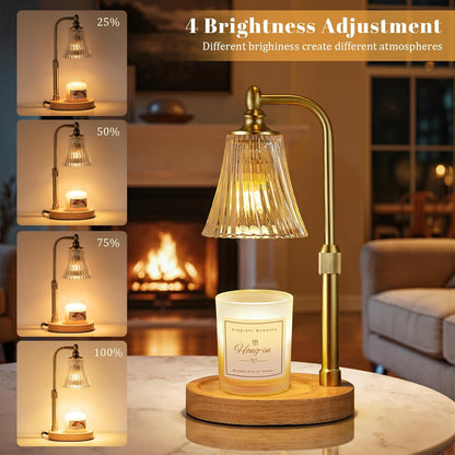 Hong-in Candle Warmer Lamp with Timer,Birthday Gifts for Women Mom Sister