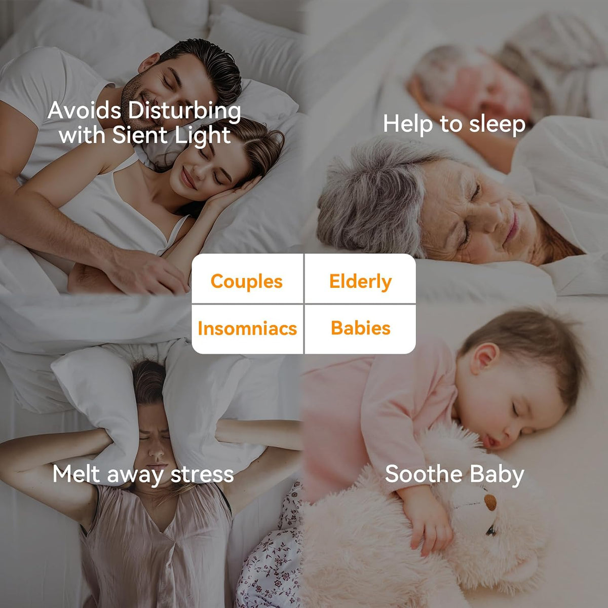 Sunrise Alarm Clock with Sound Machine, Gentle Wake Up Light for Bedroom