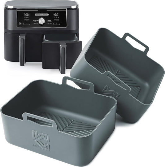 Silicone Air Fryer Liners for Ninja DualZone DZ401 10QT