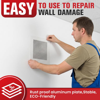 Drywall Repair Kit 30 Pack, 2/4/6/8 inch Drywall Repairs Patch, Dry Wall Patch with Scraper and Sandpaper for Drywall Repair Patch Kit