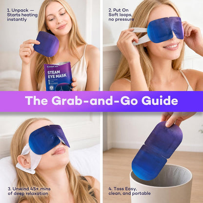 45-Min Self-Heating Steam Eye Masks for Dry Eyes & Stye 20 Pack
