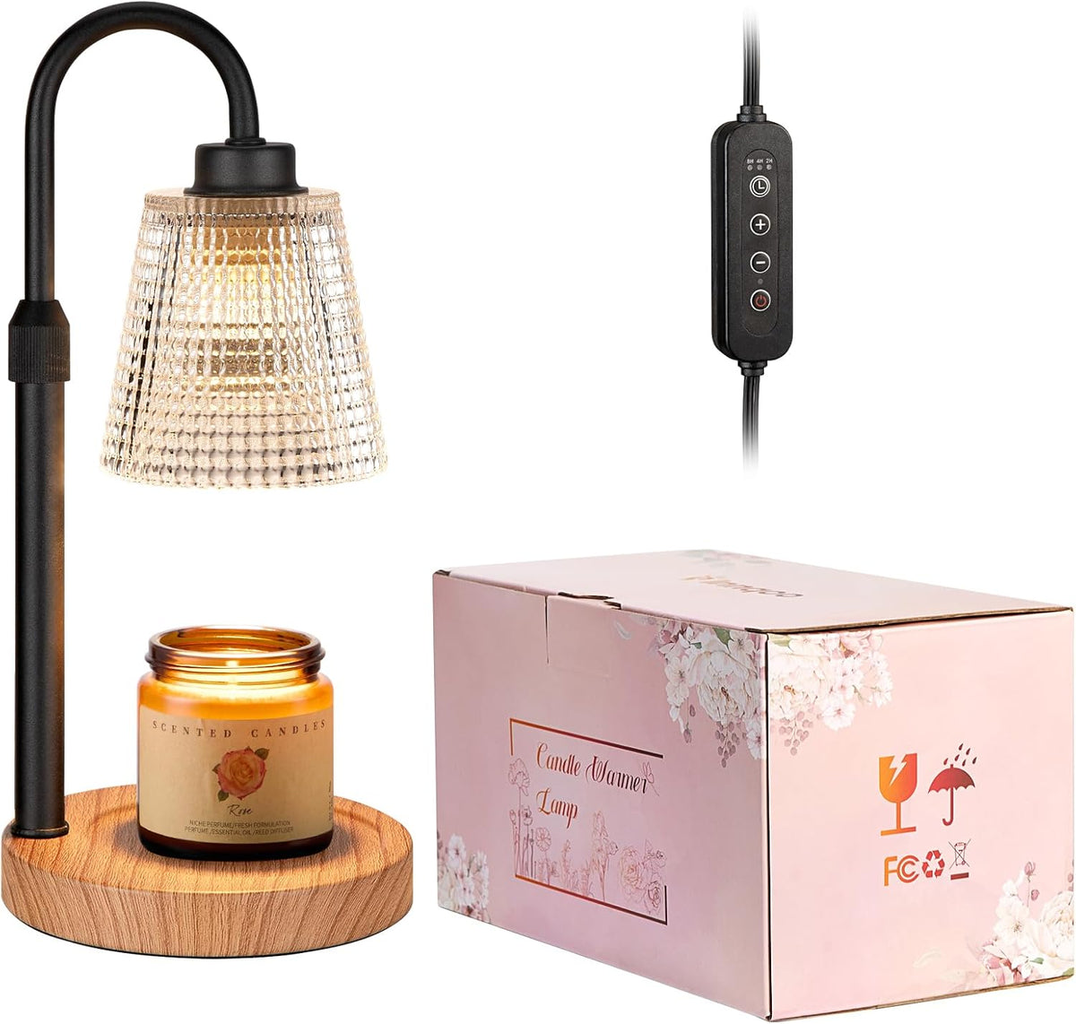 Candle Warmer Lamp with Timer Home Decor Birthday Gifts for Women