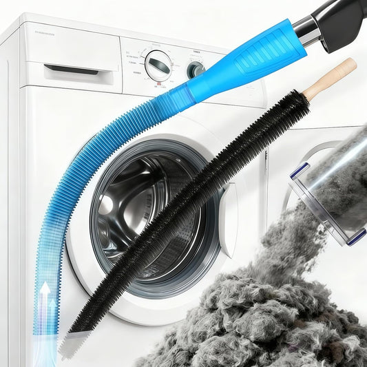 Universal Dryer Vent Cleaner Kit Compatible with All Vacuum Cleaner Include Vacuum Hose Attachment Accessories Brush Lint Brush,Dryer Vent Vacuum Hose (Dark Blue)