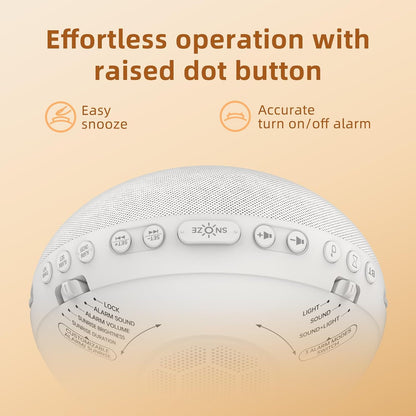 Odokee Sunrise Alarm Clock White Noise Machine: Natural Wake Up Light