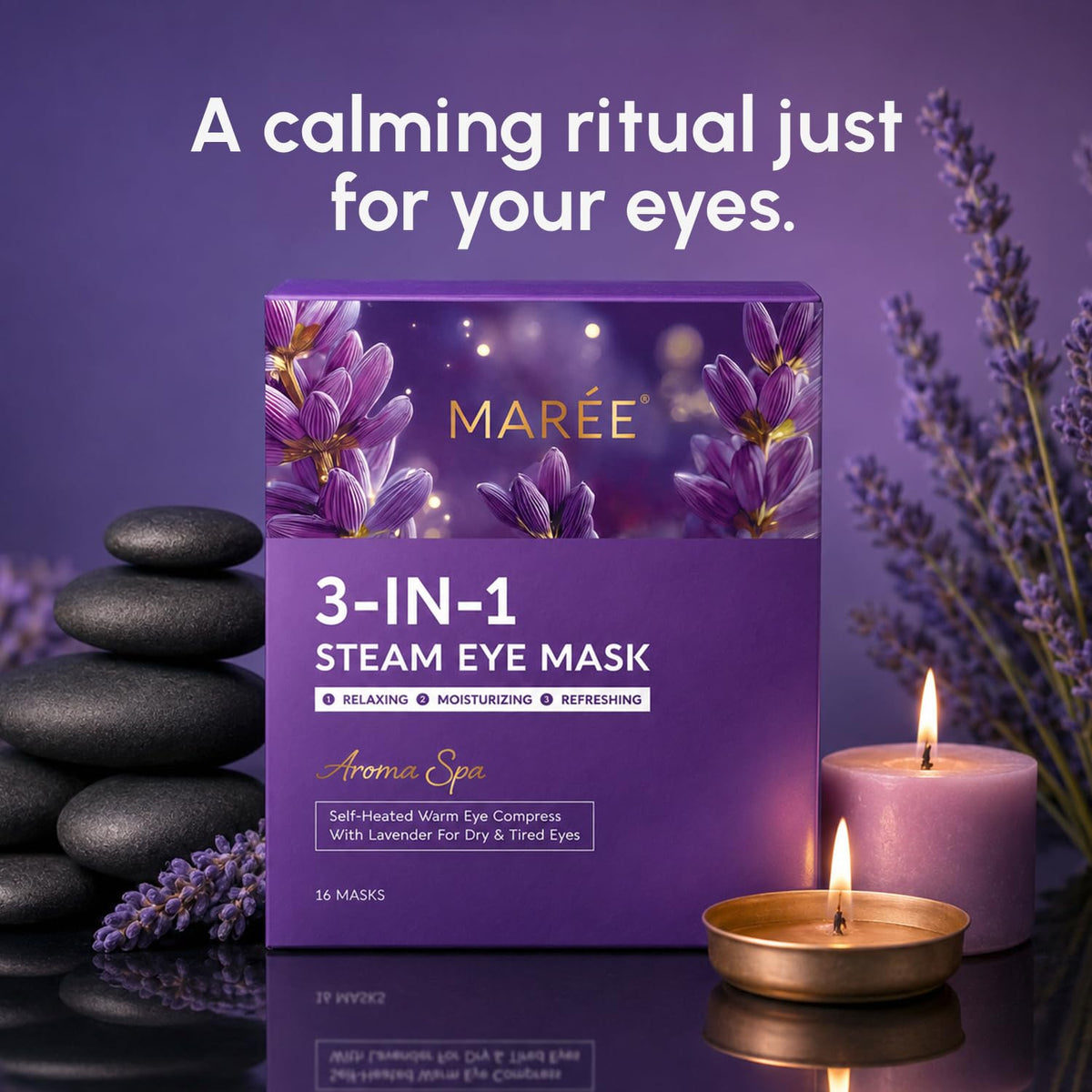 MAREE Heated Eye Masks for Dry Eyes – Facial Steamer Alternative