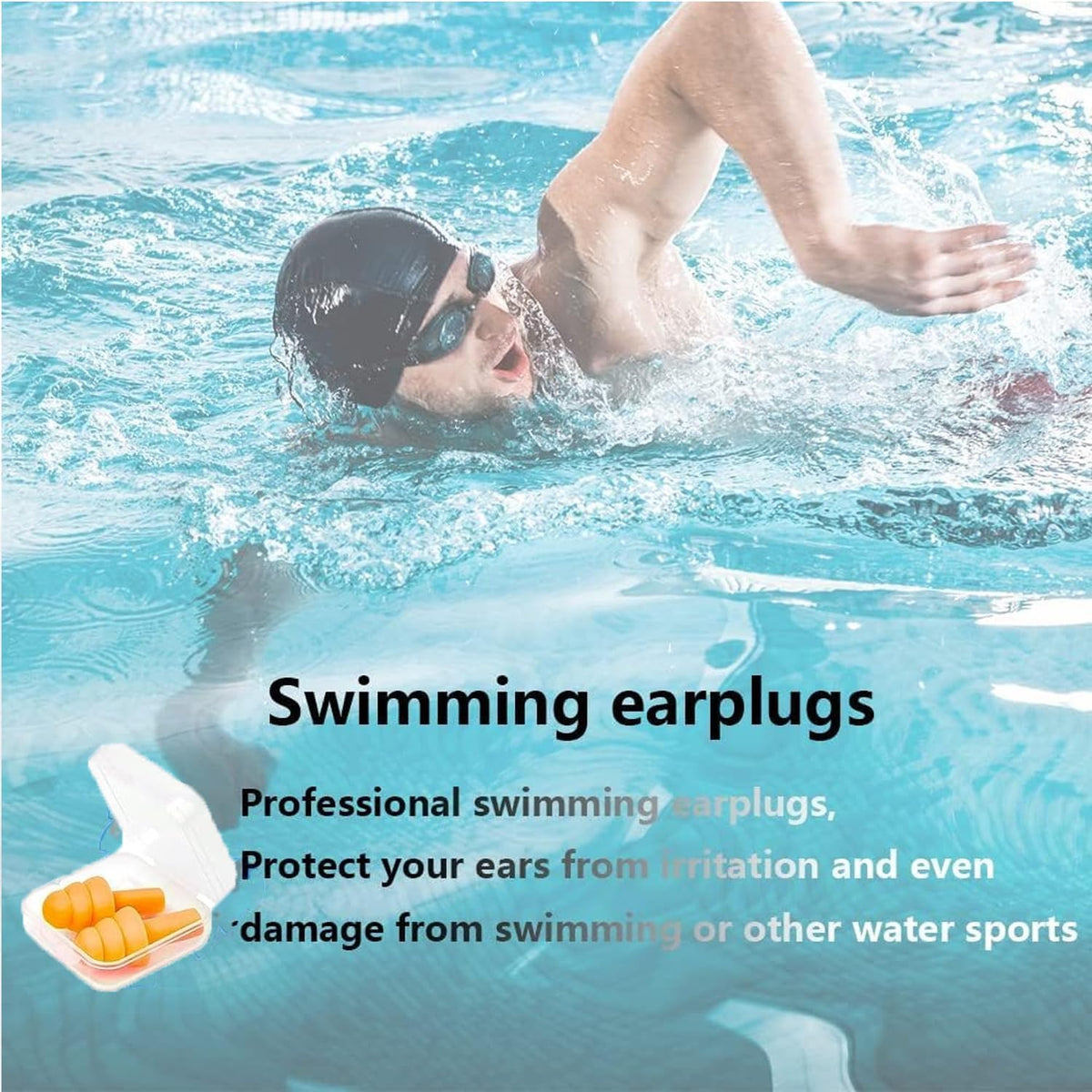 Earplugs for Sleeping Noise Cancelling, 8Pairs Reusable Ear Plugs
