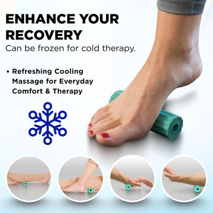 THERABAND Foot Roller for Foot Pain Relief, Massage Ball Roller for Arch Pain, Plantar Fasciitis Treatment, Heel Spurs Reliever, Tired Feet