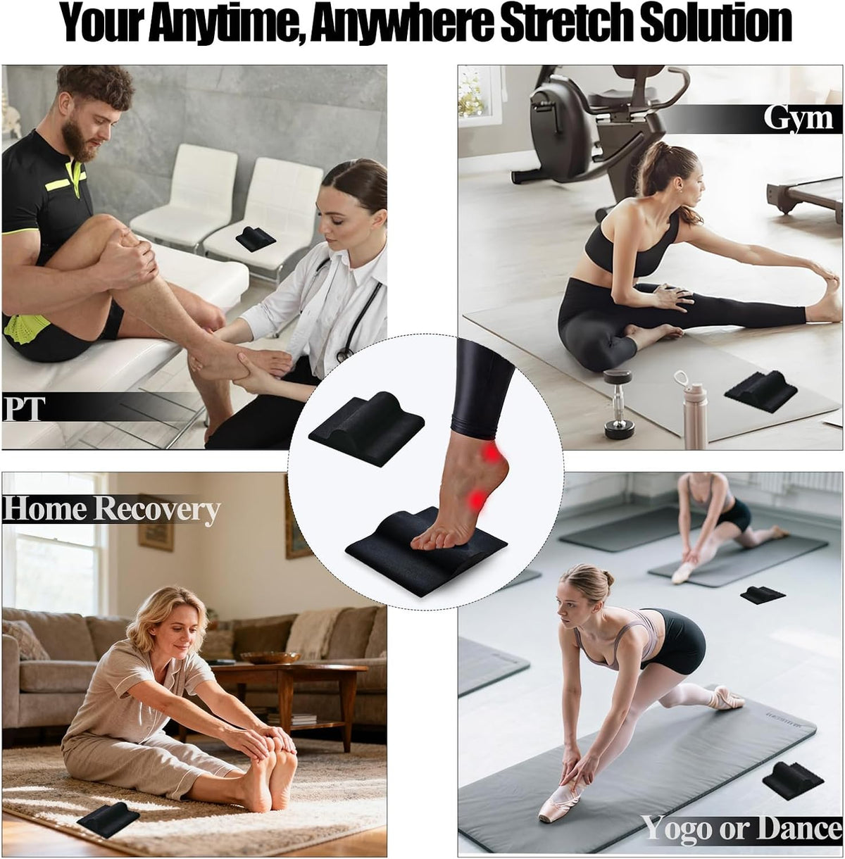Plantar Fasciitis Relief Foot Stretching Pad for Plantar Fasciitis and Achilles tendonitis Relief Strengthening and Mobility Tool Improve Big Toe Flexibility Calf Stretcher for Foot Pain Recovery