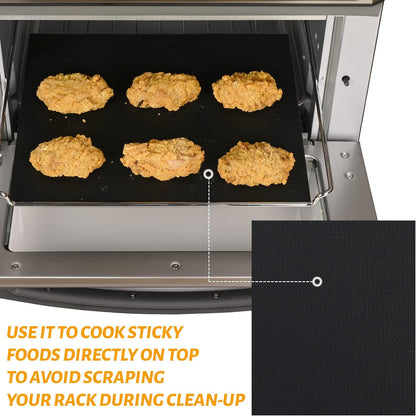 WMKGG Silicone Air Fryer Liners, 2PCS Air Fryer Silicone Liners | Reusable Rectangular Non-Stick Basket Accessories for Ninja Foodi Dual DZ201/DZ401 8-10QT