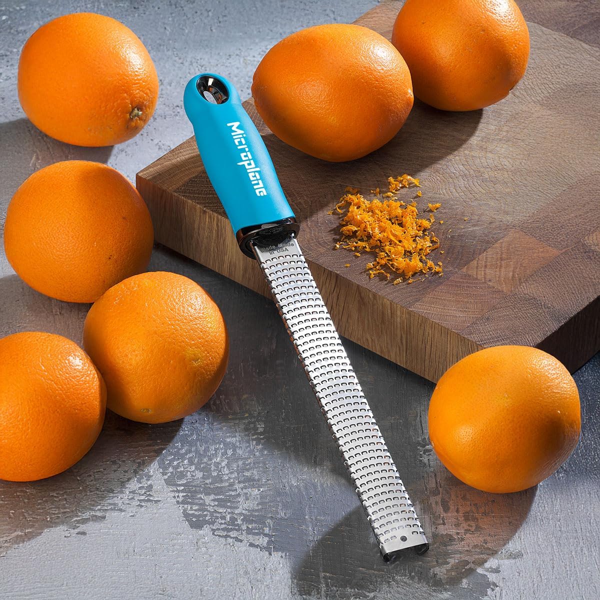 Premium Classic Series Zester - Lipstick Pink | Lemon Zester tool, Hard Cheese & Vegetable Grater | For Citrus, Parmesan Cheese, Garlic, Ginger, Nutmeg | Fine Stainless Steel Blade, Made in USA