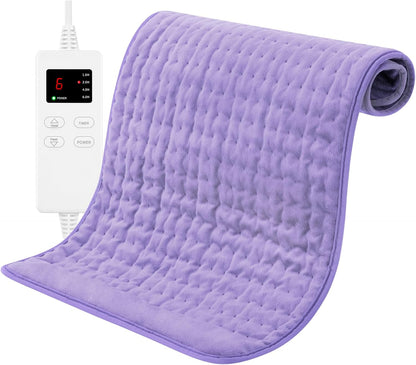 NBKLS Heating Pads for Back Neck Shoulder Pain, Electric Heating Pad Auto Shut Off, Fast Heat, Large Heating Pad Christmas Gift for Women Men, Birthday Gifts for Mom Dad (Blue)