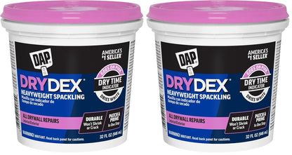 DAP DryDex Dry Time Indicator Spackling, Pink/White, 32 Oz (7079812330)