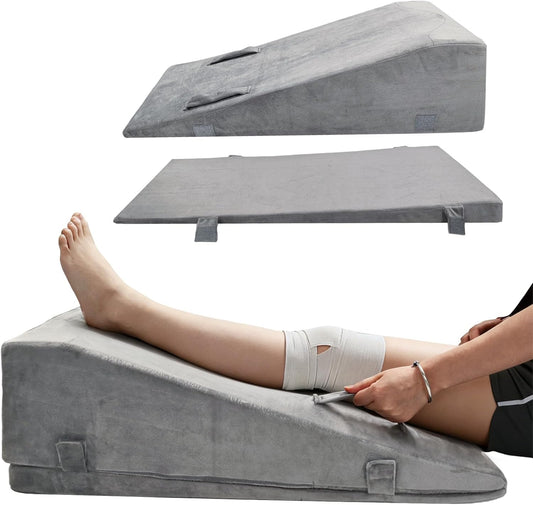 Adjustable Leg Elevation Pillows for After Surgery, Keep Knee Straight