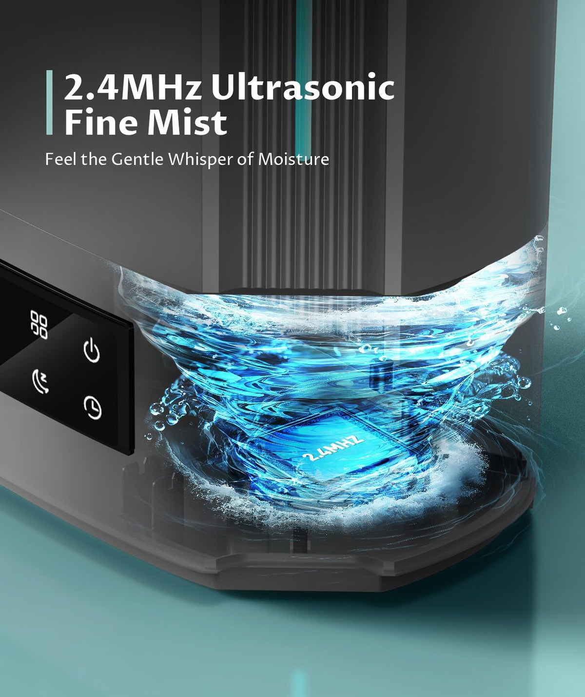 BREEZOME 6L Humidifier for Bedroom Large Room Smart Humidistat Control