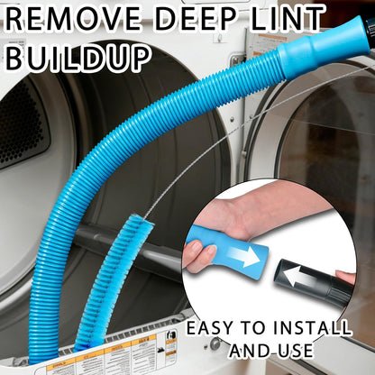 Dryer Vent Cleaner Kit Vacuum Hose Attachment Lint Brush Cleaning Tool