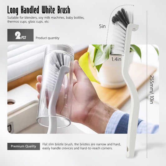 12Pcs Crevice Cleaning Brush, Multi-Purpose Hard Bristle Cleaning Brush Small Gap Scrub Brushes for Household Kitchen Gas Stove Bathroom Corner Window Grooves Keyboard Cup Teapot