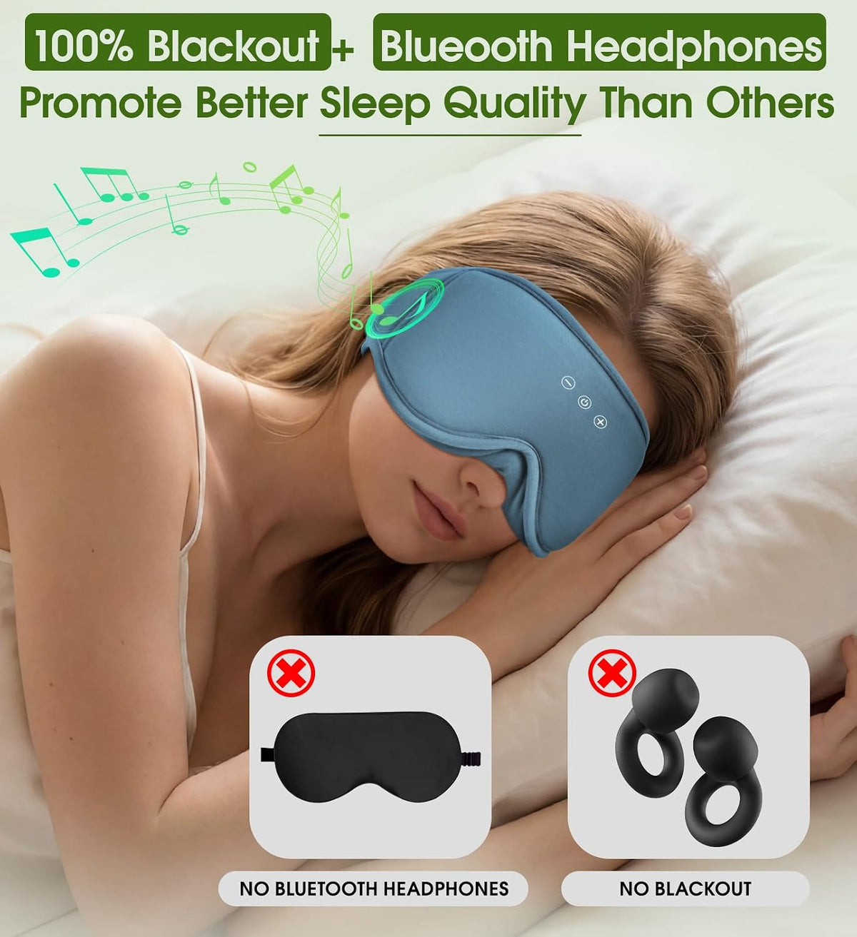 Sleep Mask with Bluetooth 5.4 Headphones, Removable 3D Eye Cups, Timing Sleeping Headphones for Side Sleepers, Wireless Music Eye Mask Speakers for Men, Women, Tech Gifts, Pink