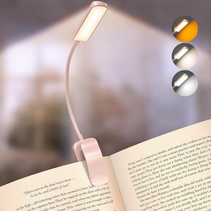 Glocusent 13 LED Book Lights for Reading at Night, Gifts for Book Lovers