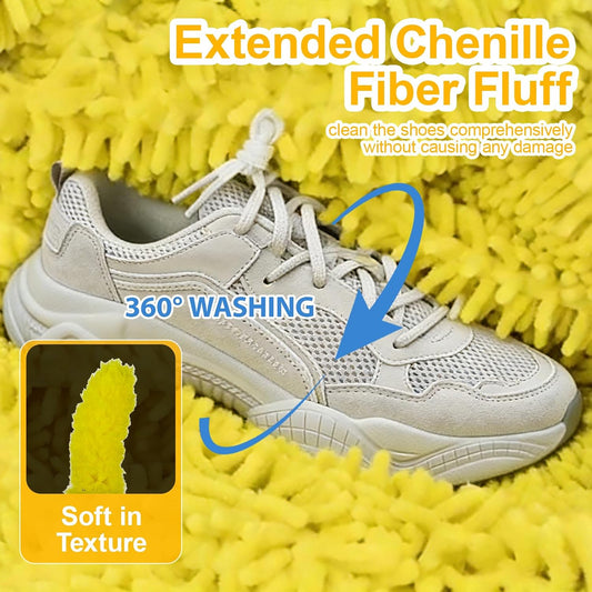Shoe Washing Machine Bag – Reusable Laundry Shoe Bag for Sneakers, Running Shoes & White Shoes, Helps Protect Against Deformation, Scratches & Washer Damage(Yellow 2pcs)