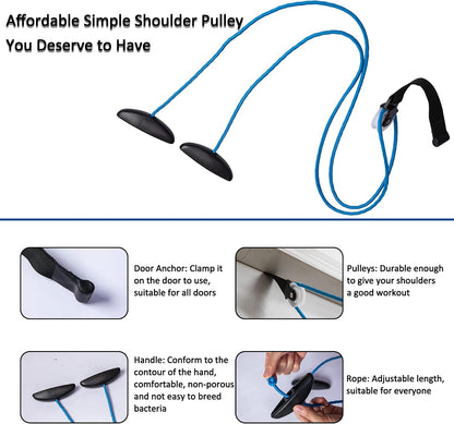 Shoulder Pulley Over The Door Physical Therapy System | Over-the-door exercise pulley designed for shoulder physical therapy exercises.