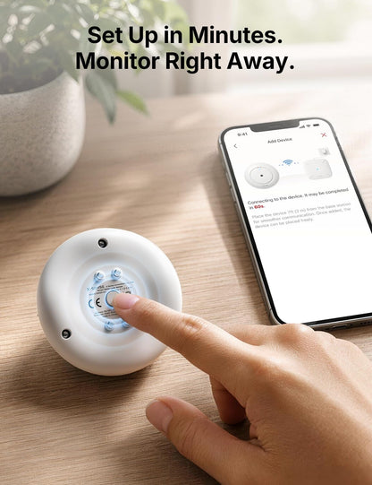 X-Sense Wi-Fi Water Leak Detector Kit, 120 dB, 3 Sensors + Base, SWS54 | Real-Time Alerts, 1804 ft Range, IP66 Waterproof, Detects Water as Low as 0.4 mm, for Sinks & Washers