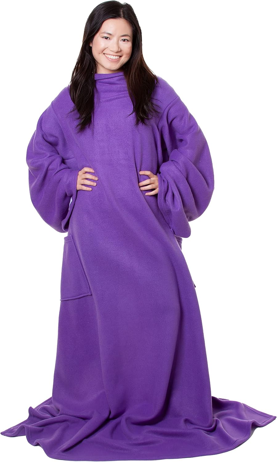Snuggie The Original Wearable Blanket With Sleeves & Pockets | Cozy Oversized Throw for Adult Men & Women | One Size, 71x54