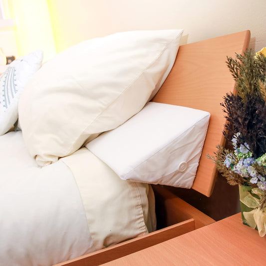 SnugStop The Original Bed Wedge | Gap Filler Between Your Headboard and Mattress | Triangle Pillow Wedge | Bed Filler Wedge | Gap Headboard Filler | Gap Bed Stoppers | Don't Lose Your Pillow(King)