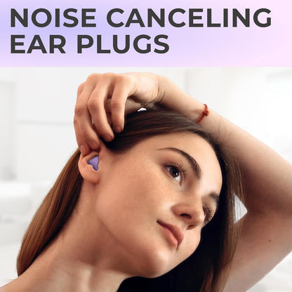 Peace&Quiet PQ Silicone Ear Plugs for Sleeping - 15 Wax Earplugs for Sleep and Swimming Ear Plugs, Soft Ear Covers for Sleeping and Water, Noise Cancelling