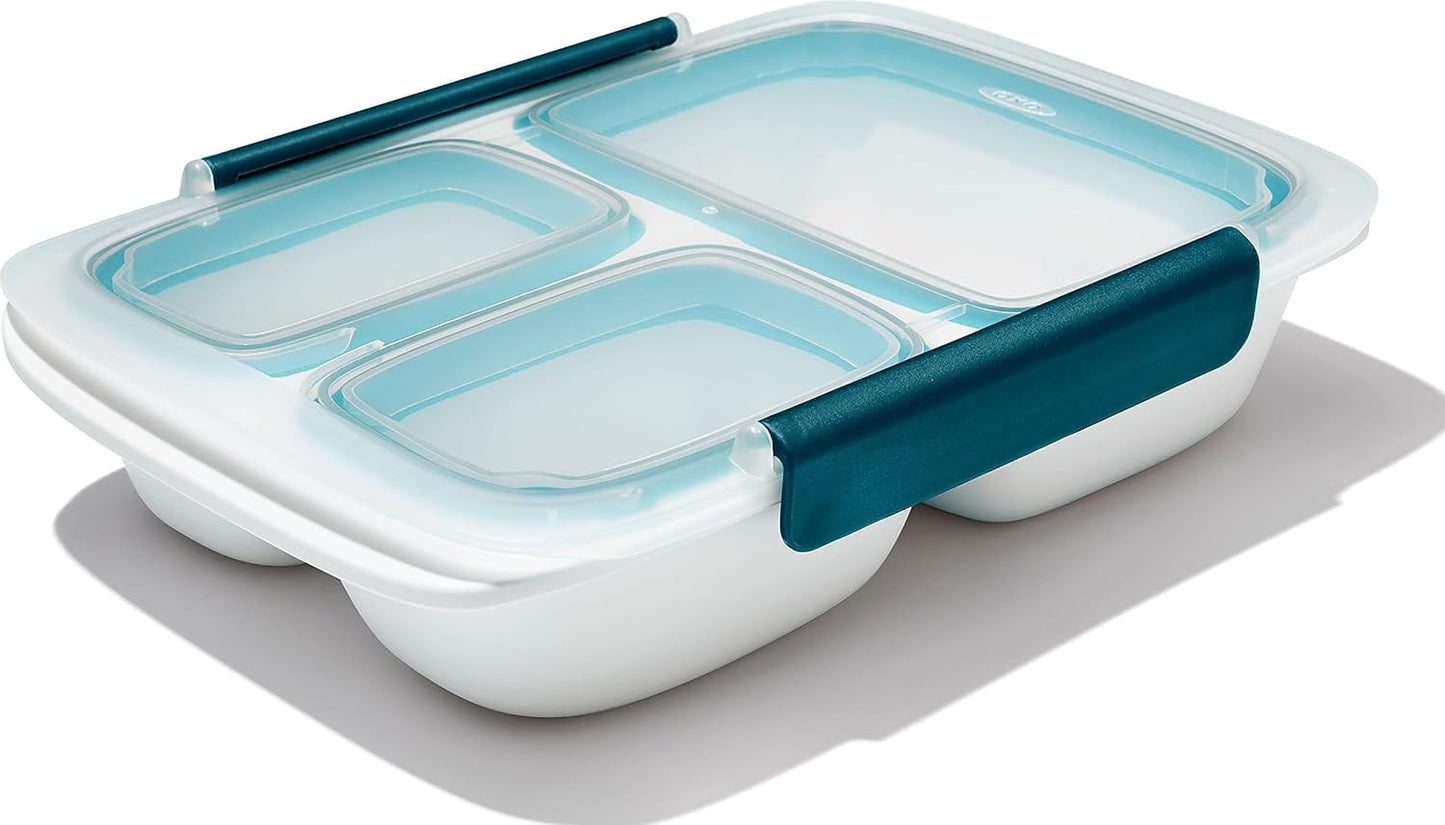 OXO Good Grips Prep and Go Container With Colander - Ocean Blue