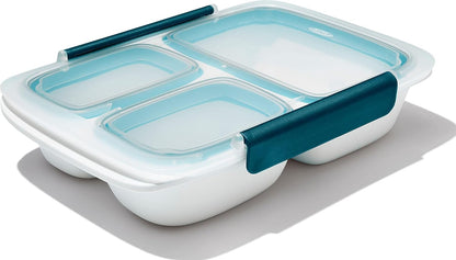 OXO Good Grips Prep and Go Container With Colander - Ocean Blue