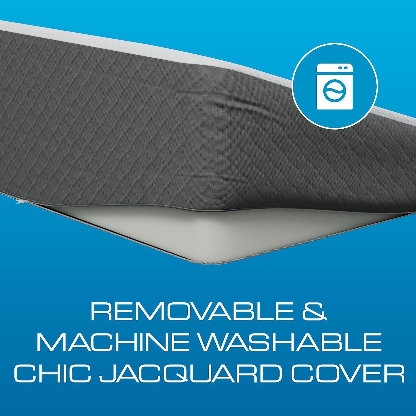 Kolbs Leg Elevation Pillow for After Surgery | Flat Top Bed Wedge Bolster Pillow for Legs | Foot, Knee, Ankle Elevation Post Surgery (Flat Top 7" Height)