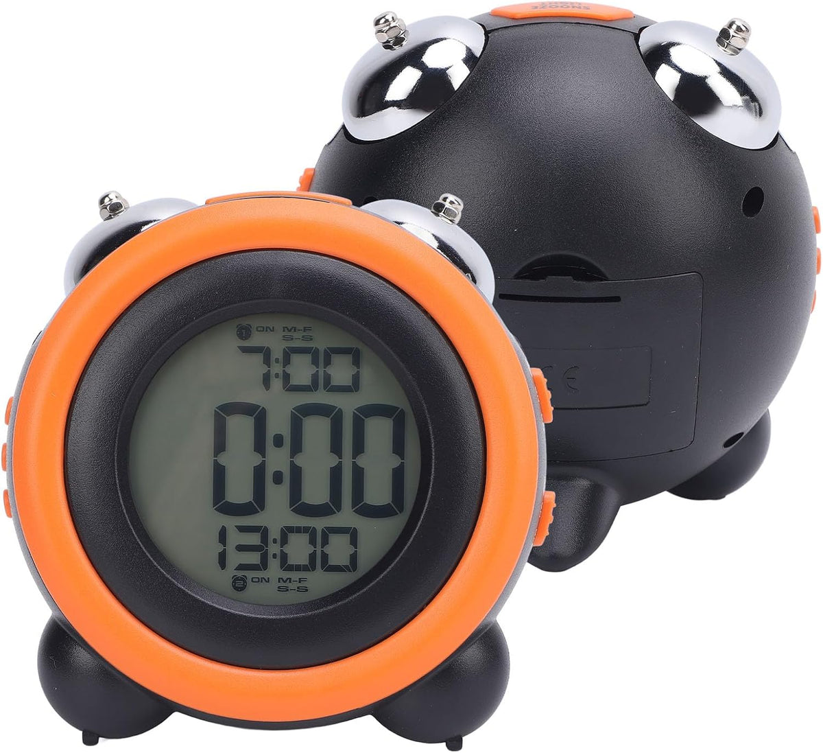 Vibrating Alarm Clock with Bed Shaker, Digital Alarm Clock for Bedroom, Louding Alarm Clock for Heavy Sleeper & Hearing Impaired Deaf with LED Display, Brightness Dimmer, Snooze