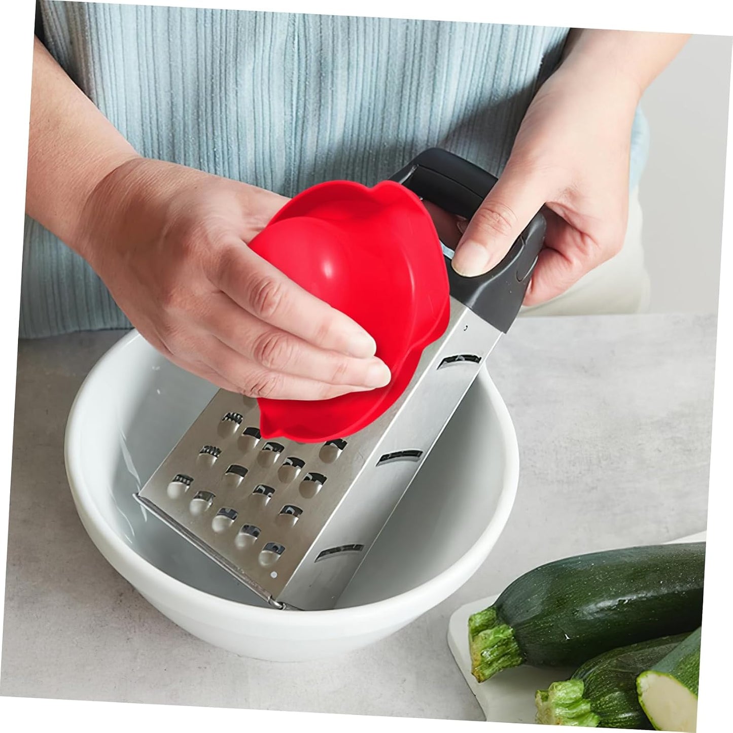 Garneck Grater Hand Protector Finger Cutting Guard for Vegetable Cutting Mandoline Slicer Finger Protector